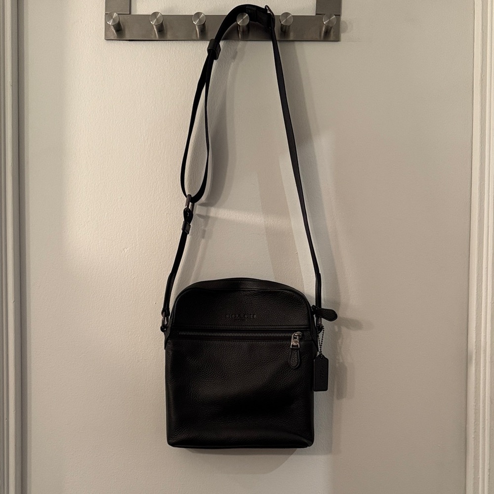Coach Black Leather Bag - Picture 4 of 12